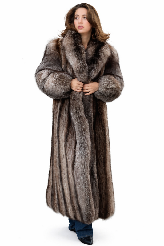 Raccoon/Silver Fox Coat