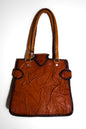 Bolsa de Piel de Avestruz y Ternero